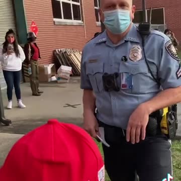 MAGA hat is "illigal" you can be arrested ...