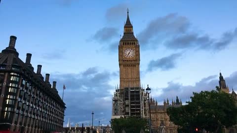 London Big Ben United Kingdom under construction