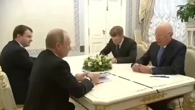 Schwabian apocalypse: president Putin of Russia meets Klaus Schwab to receive plans for Great Reset