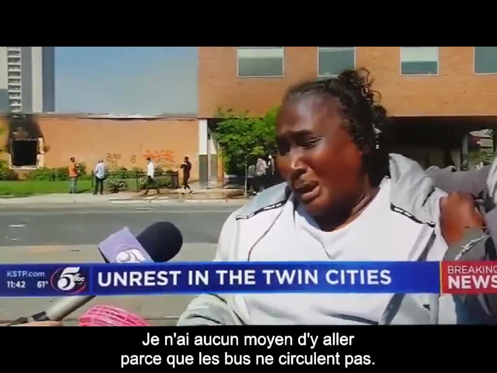Stephanie Wilford de Minneapolis : Ces gens détruisent notre subsistance (KSTP) (VOST)