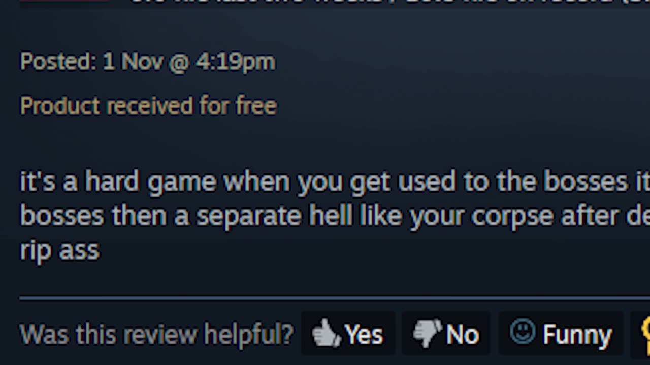 [REDACTED] Steam Review