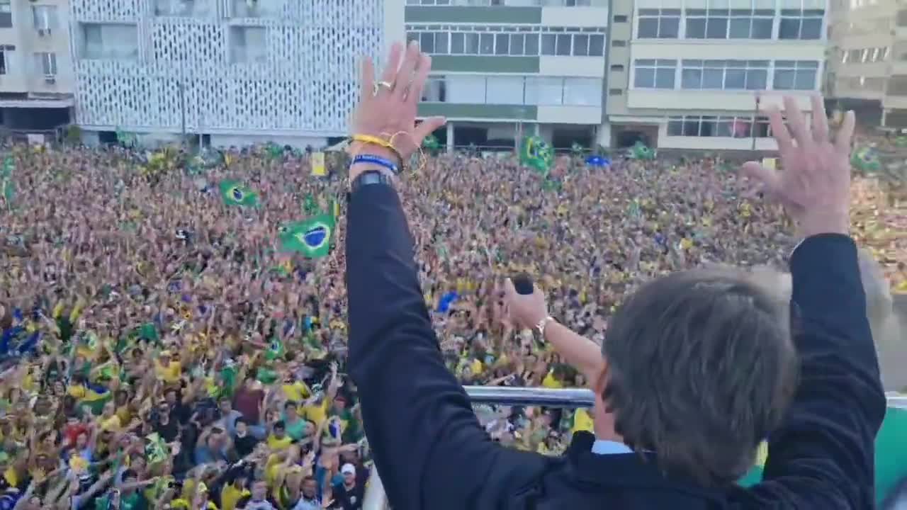 Oltre 1 milione di brasiliani a sostegno del presidente Jair Bolsonaro. Rossella Fidanza