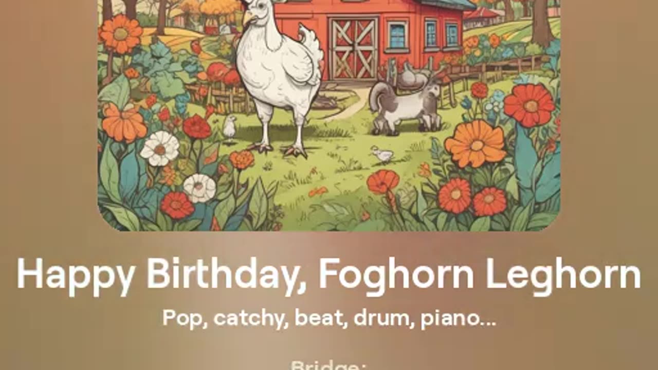 Happy Birthday, Foghorn Leghorn