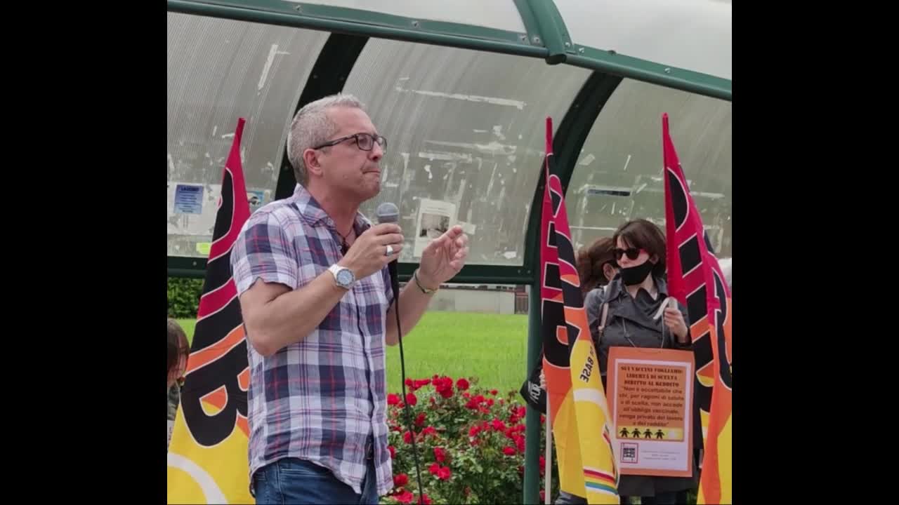 Intervento di Marcello Pamio alla manifestazione di Bassano del Grappa