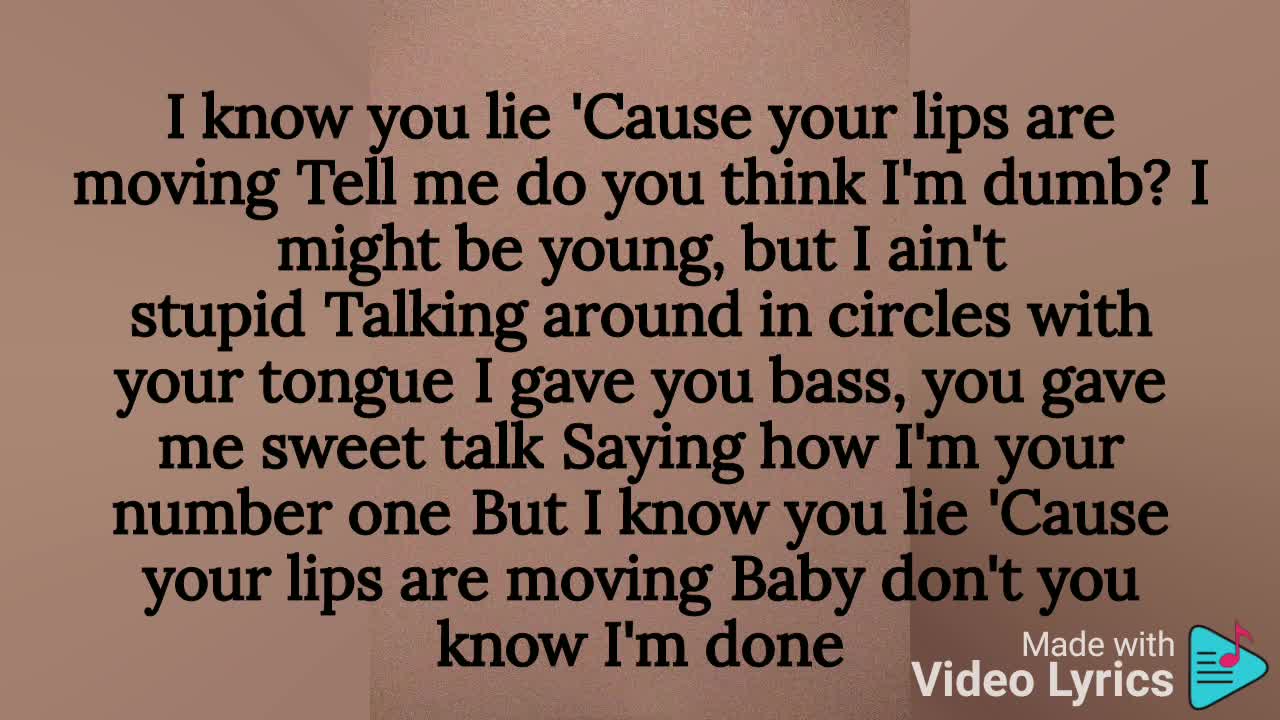 Lips are movin - Meghan Trainor