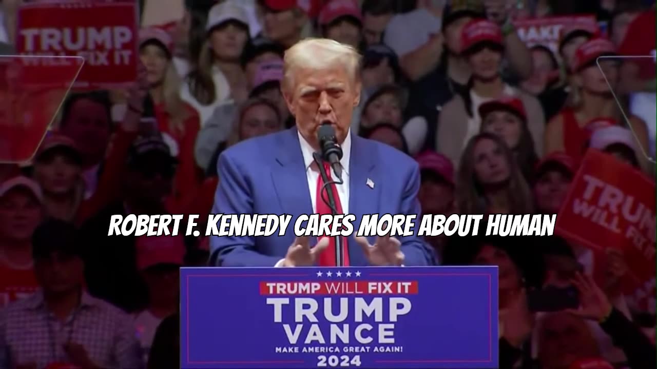 Donald Trump about Robert F. Kennedy Jr.: I'm going to let him go wild on health.