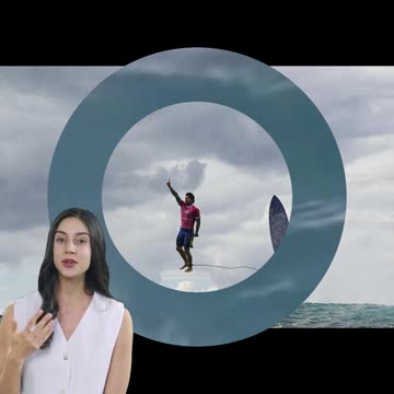 A perfect 10 pose for an (almost) perfect 10 greeting goes viral Gabriel Medina #Paris2024