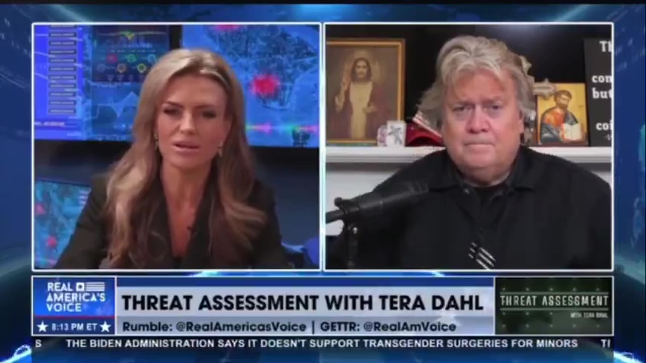 Tera Dahl interview of Steve Bannon what would you say is the most concerning to you