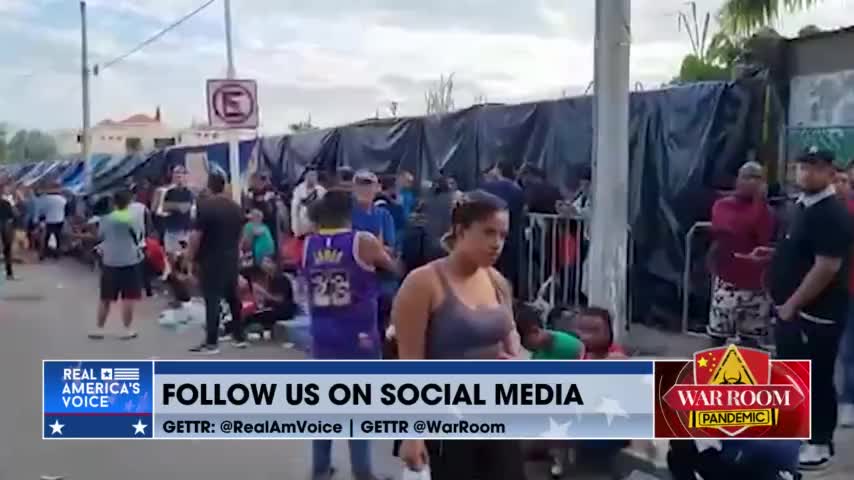 Migrants Push Through Mexican National Guard Live: Oscar Ramirez From Caravan In Tapachula