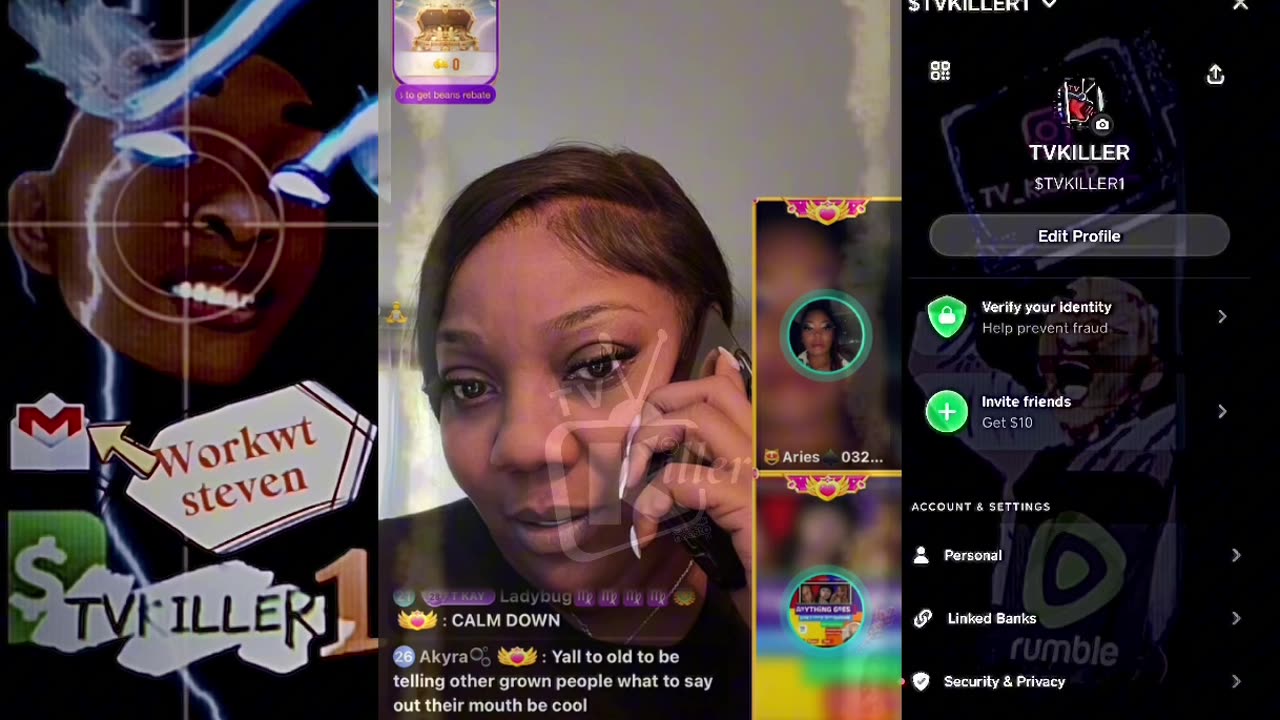 ARIES & VON DRAGS EACH OTHER IN TOMIKAY LIVE