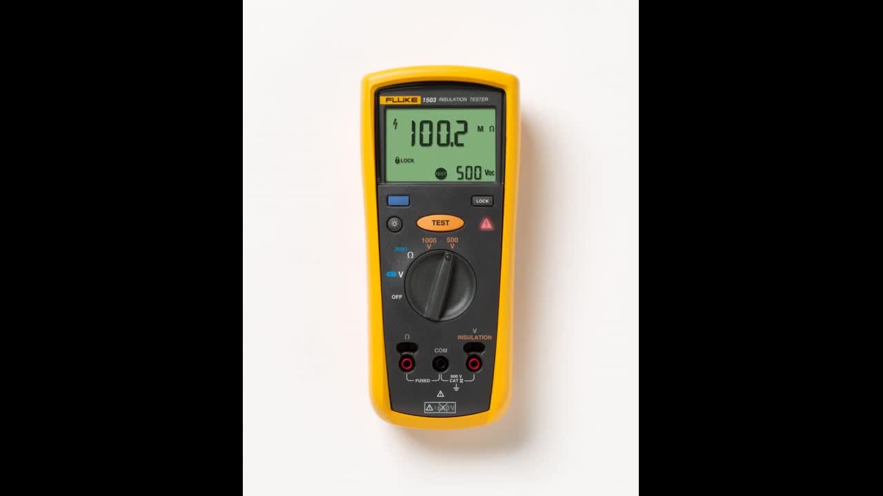 Review: Fluke 1507 Digital Megohmmeter Insulation Resistance Tester & FLUC25 Large Soft Case fo...