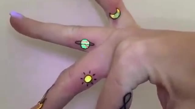 UV Ink Glowing Tattoos by Tukoi Oya