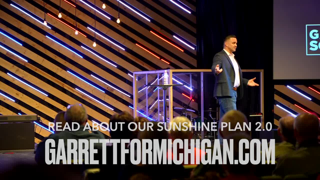 Garrett For Michigan’s Transparency Plan