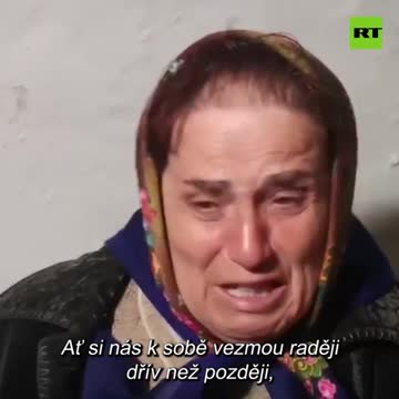 Výpověď obyvatelky Mariupolu a poděkování Rusku