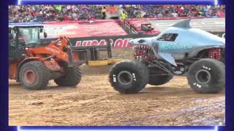 monster trucks and crashes