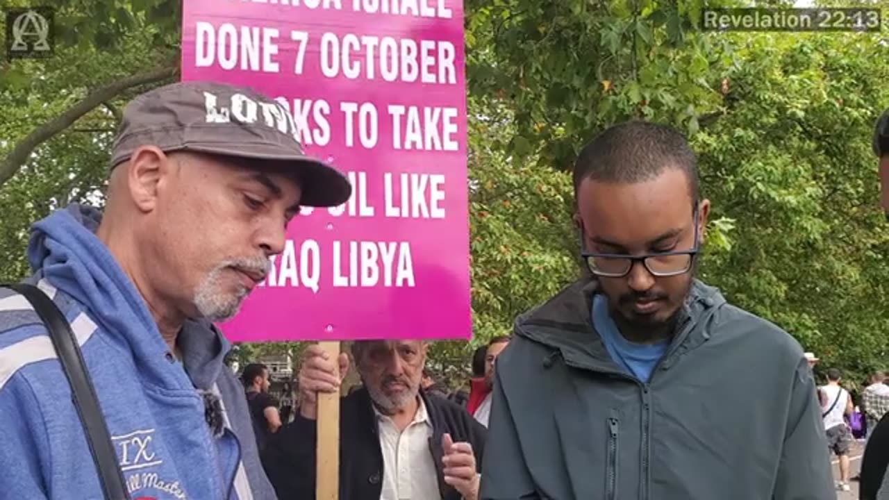 Speakers Corner - Ash Showing a Muslim The Quran Contradiction Of How Allah Crea