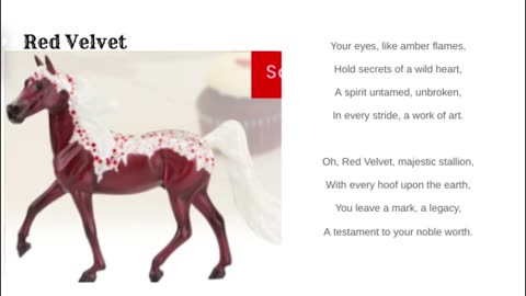 *MY* Breyer horse poem