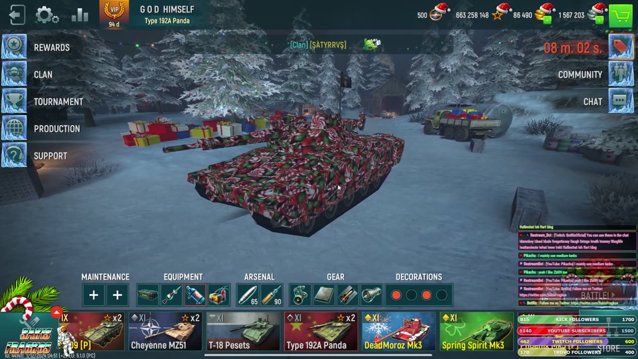 🎮 GODGAMER PLAYS TANK FORCE LEVEL 11📡 !TTS !MEMES #GODGAMER #SUBSCRIBE #TIP #FOLLOW