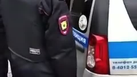Among those arrested in Russia, this woman in Kaliningrad