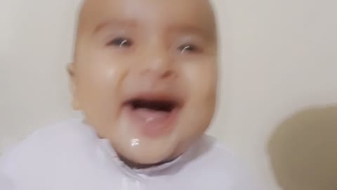 Baby Laughing so hard (so cute)