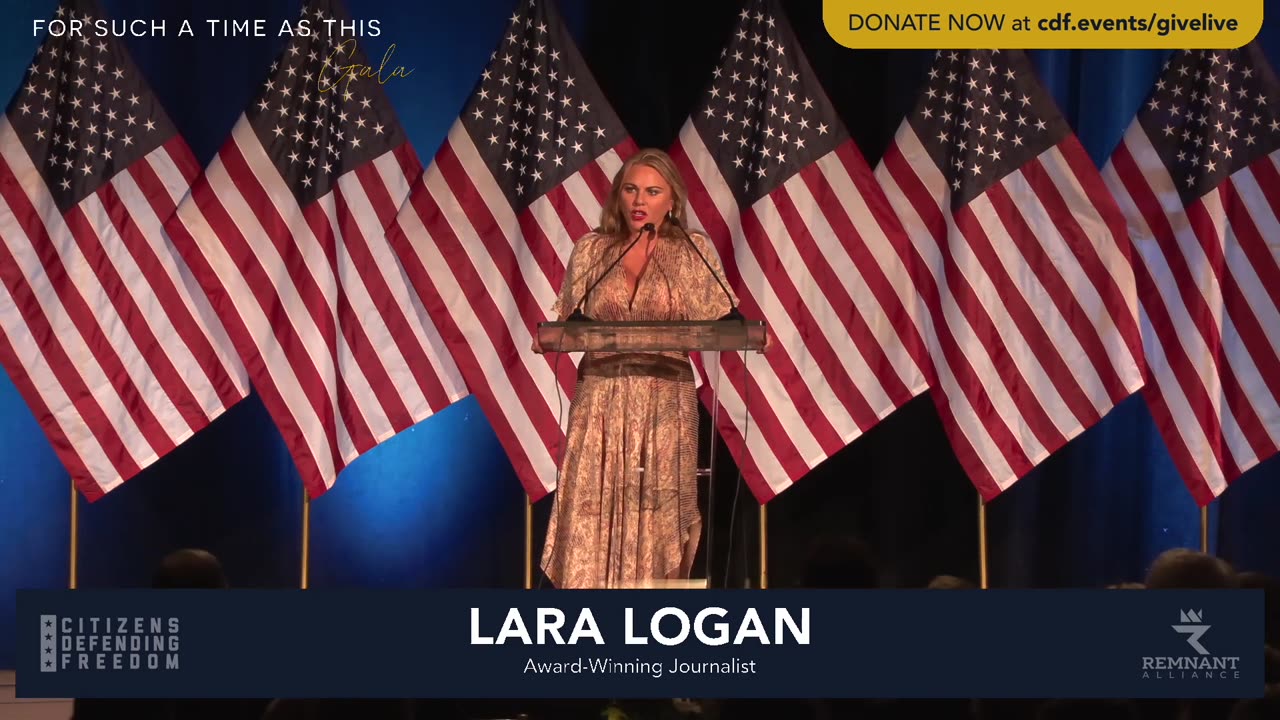 Lara Logan Speaks at Faith and Freedom Gala