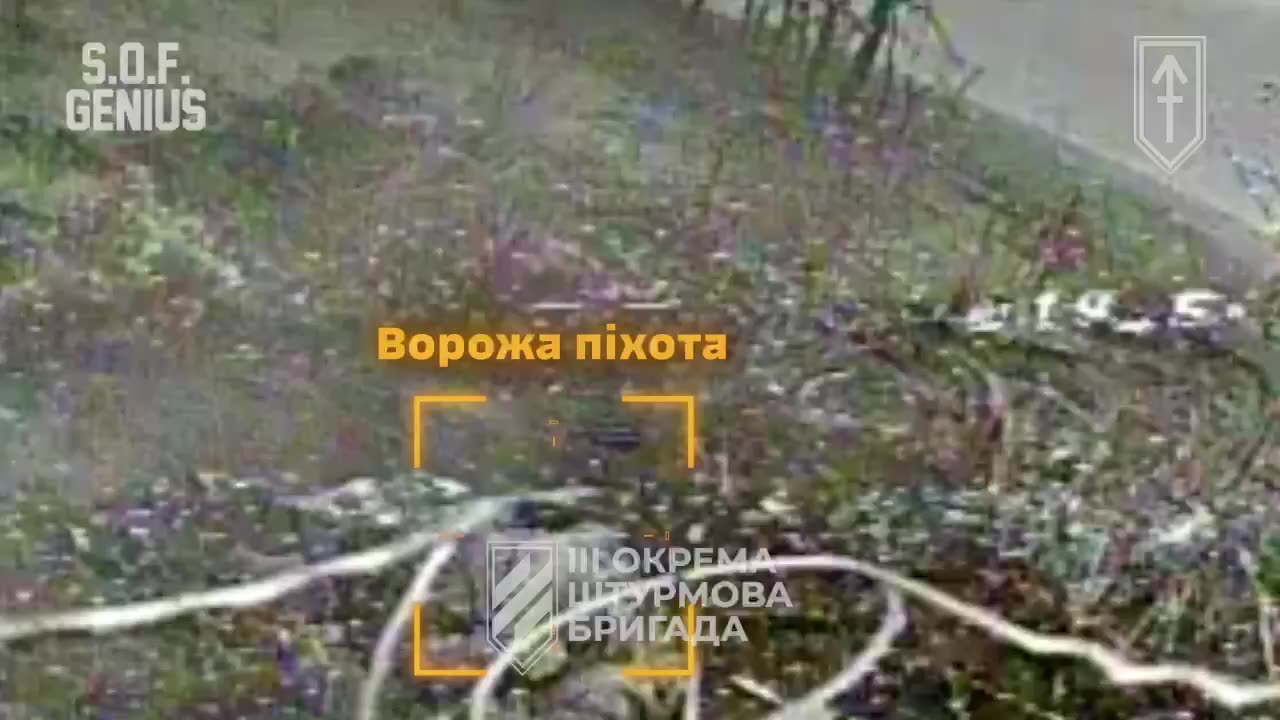 Ukrainian Drone Getting Up Close and Personal