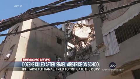 Dozens killed after IDF airstrike on school