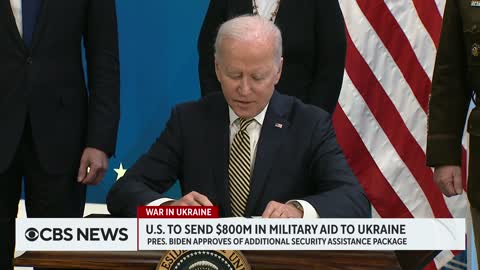 Biden announces U.S. will send additional $800 million in military aid to Ukraine