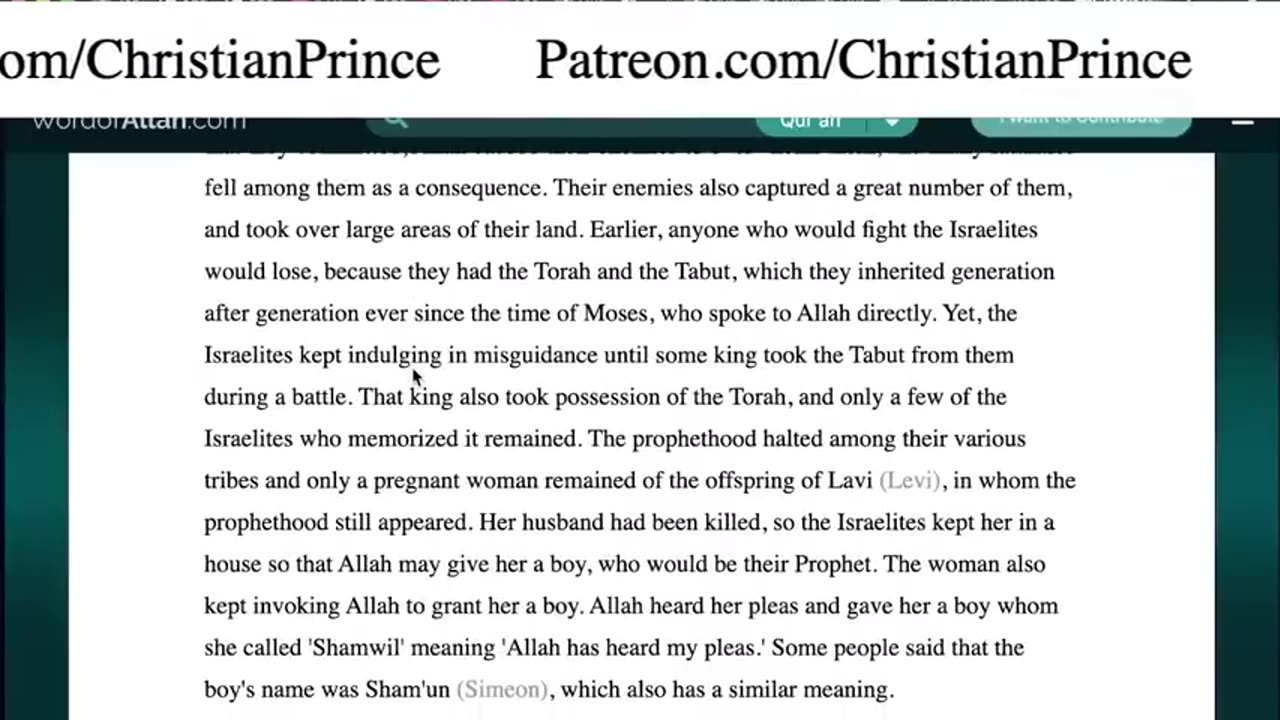 Christian prince Will CP debate face to face