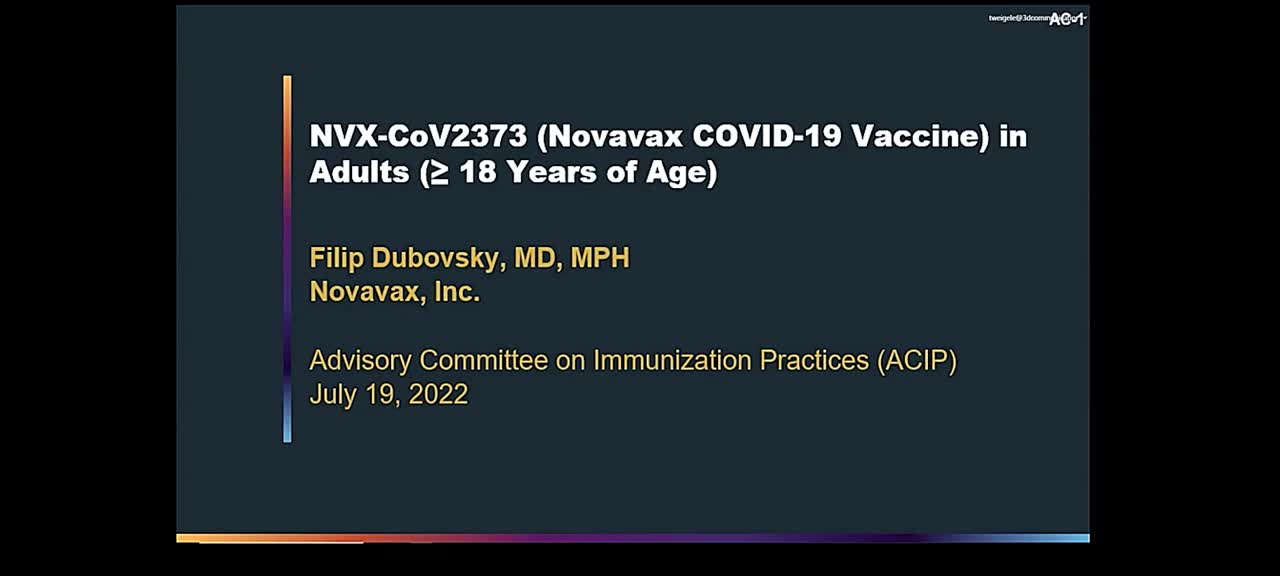 ACIP Meeting - Novavax COVID-19 vaccine July 19, 2022