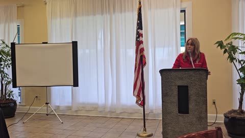 Cathi Chamberlain discusses Election Integrity at the Republican Club of Lakeland, Link in Comments