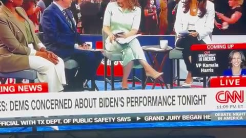 CNN’s Erin Burnett just accidentally admit that CNN fed the debate questions to Biden ahead of time: