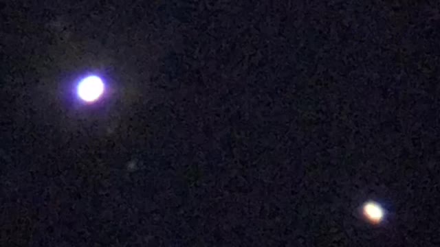 Moon and Jupiter and Saturn