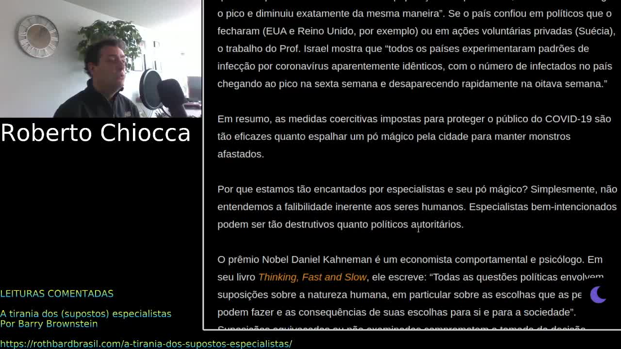 #17 Leituras Comentadas - A tirania dos (supostos) especialistas