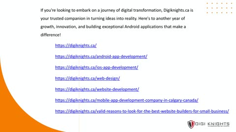 Digiknights.ca - A Pioneer in Android App Development in Canada