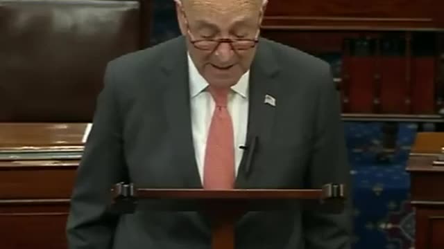 SCHUMER: "Democrat cannot permit a situation in which Republicans can pass voter suppression laws