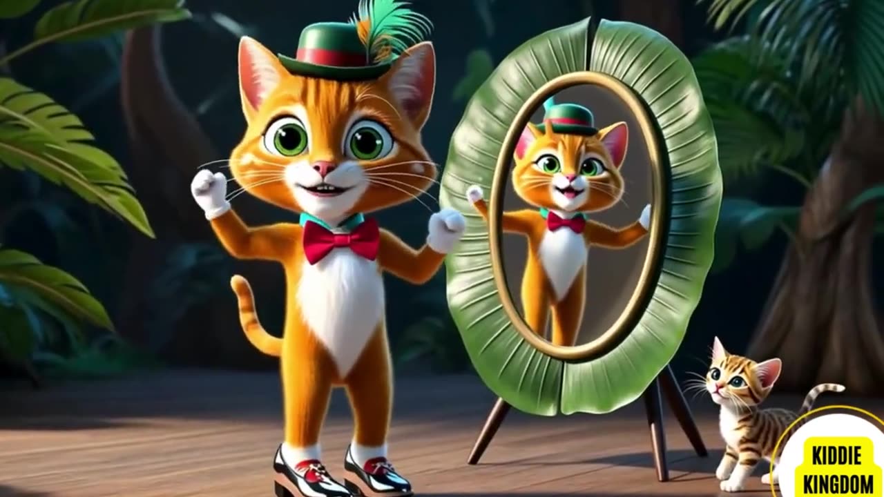 Kitty Cat Song | Milo's Kitty Jungle Dance-Off | Nursery Rhymes & Kids Songs