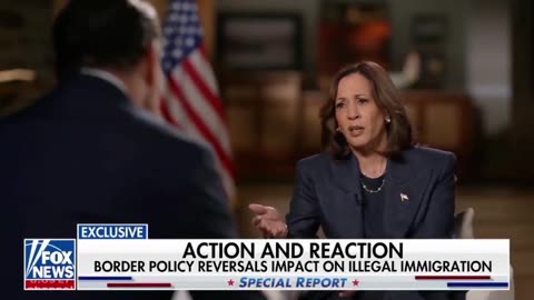 🚨Kamala: "We've had a broken immigration system transcending, by the way, Donald Trump's