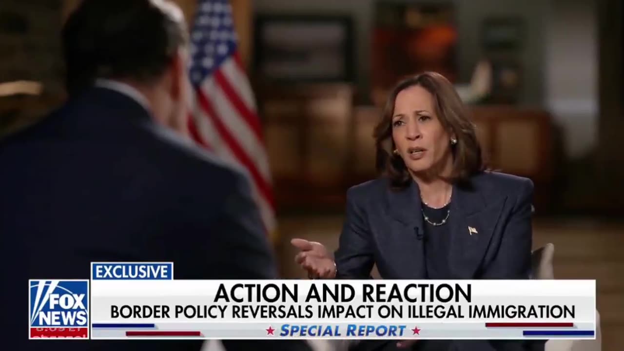 🚨Kamala: "We've had a broken immigration system transcending, by the way, Donald Trump's