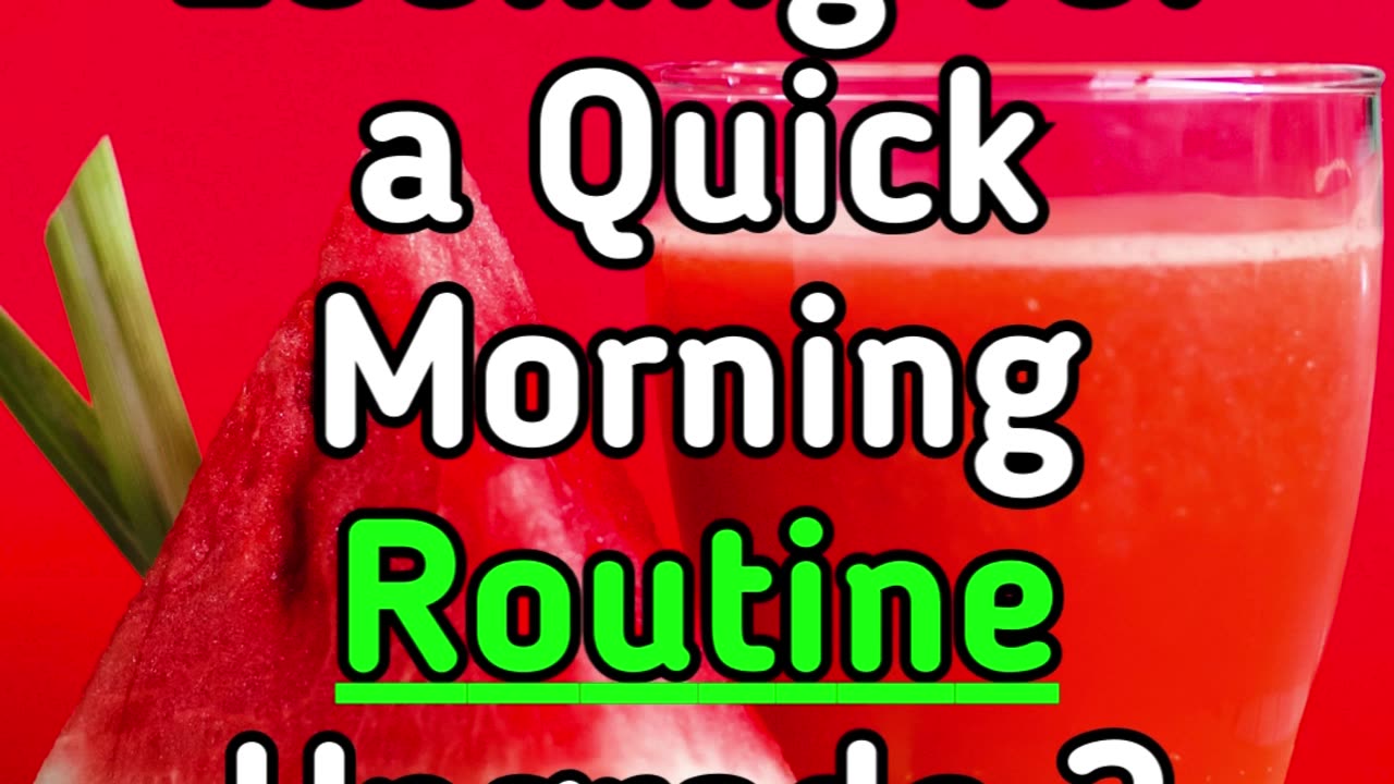 Looking for a Quick Morning Routine Upgrade ?