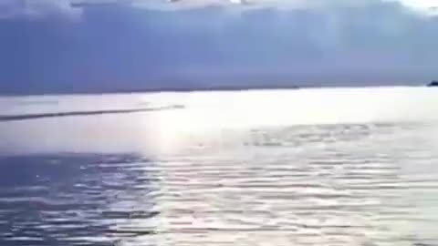 Giant spaceship in the sky