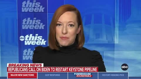 Psaki Claims Re-Opening Keystone Pipeline Won't Solve Energy Issues or Hurt Russia