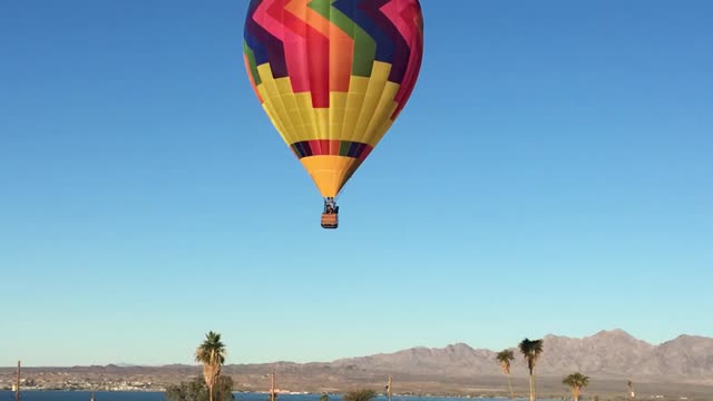 Upclose hot air