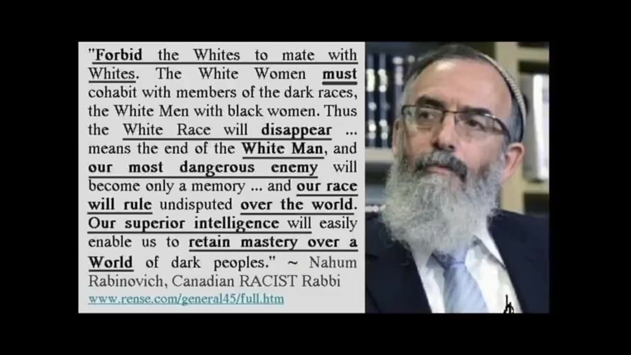 Jewish Rabbi says "The Jew shall carry his fortune from America to China"
