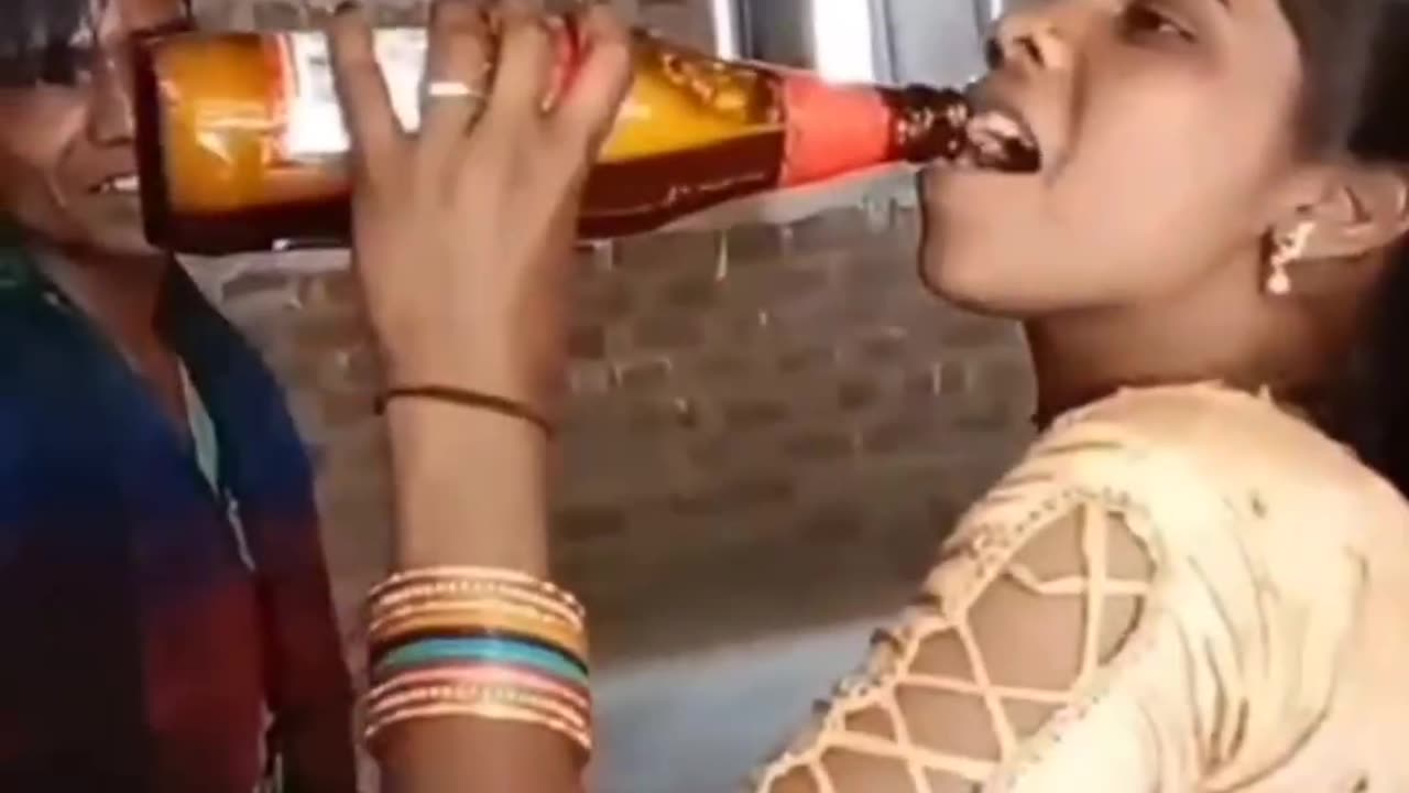 Viral funny moments drink bear group op hot lady