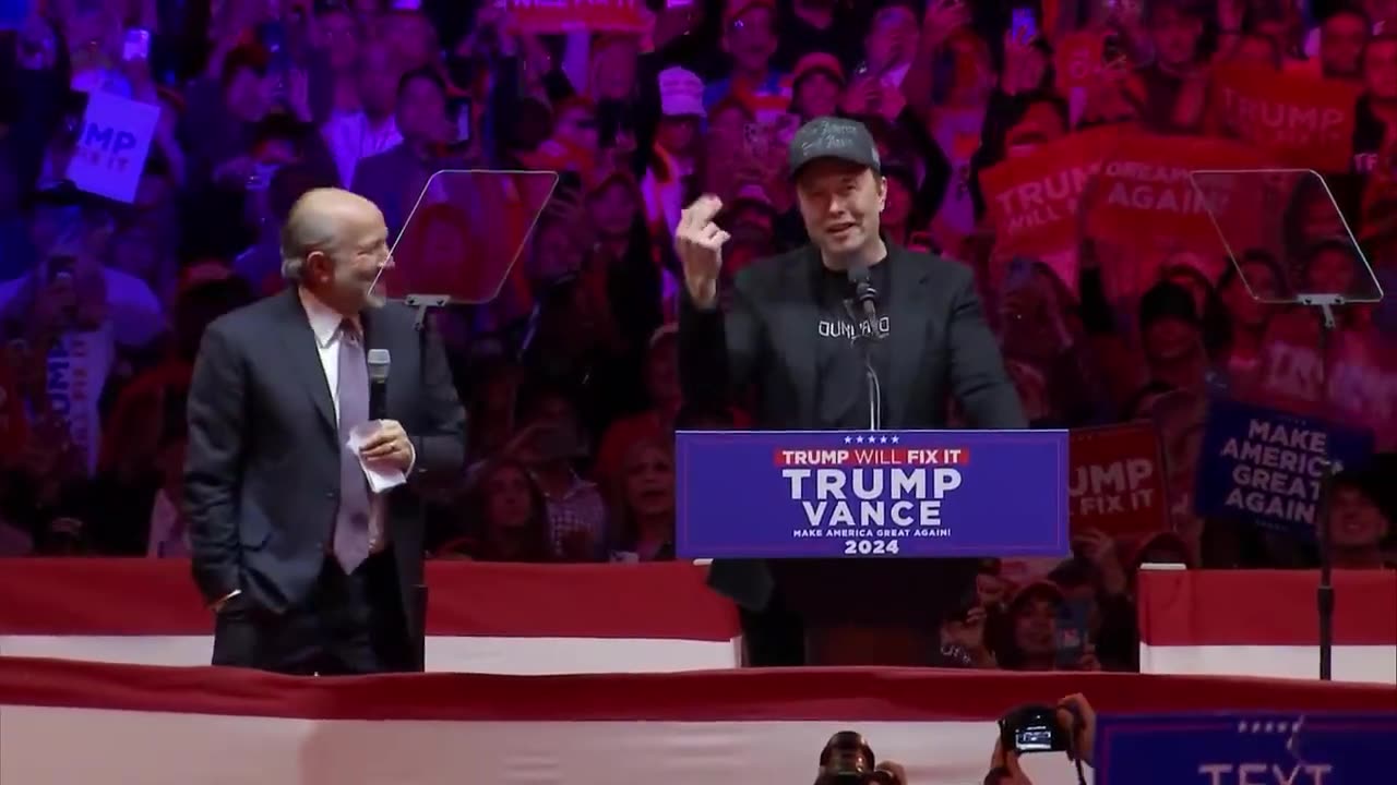 Elon Musk full speech at Trump rally in Madison Square Garden (Oct. 27, 2024)