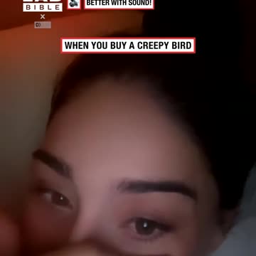 When you buy a creepy bird off craigslist