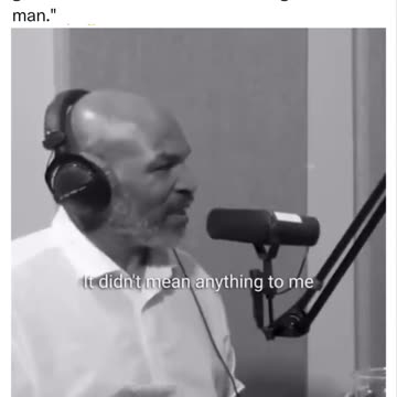 Mike Tyson about JFK Jr - A Good Man