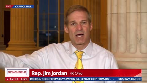 Jim Jordan vows to conduct investigations into the Democrats when Republicans win back the House.