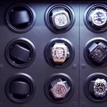 Automatic Watch Winder Safe Box Luxury Carbon Fiber Watch Winding Box Quiet Motor Storage